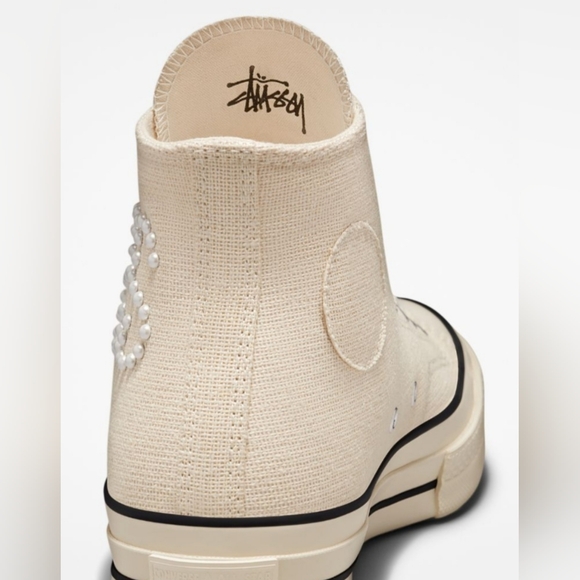 Converse X Stussy Fossil Pearl Chuck 70 High-Tops *NWT* - Picture 8 of 13